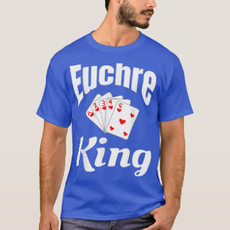 Camiseta Euchre King Card Game Player Game Night Winner Fun