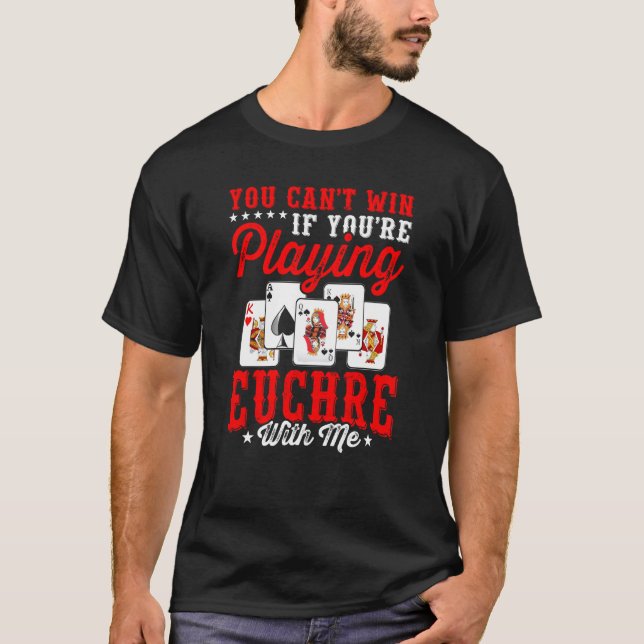 Camiseta Euchre Players Euchre Card Game Expert Sports Play (Frente)