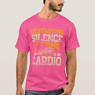Camiseta Eufônio Destruindo Silêncio É Cardio engraçado