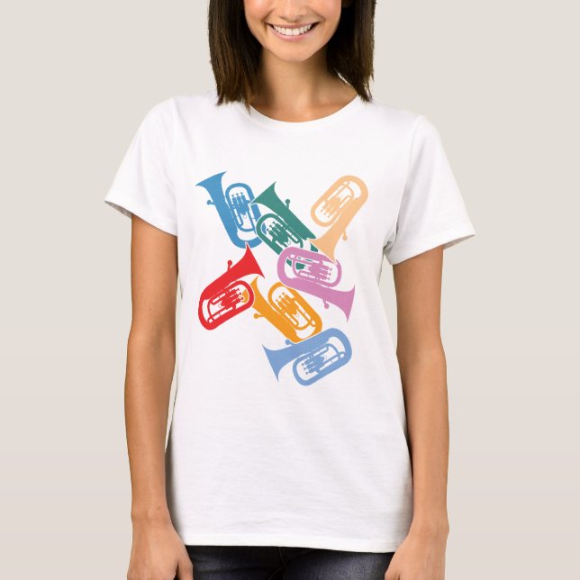 Camiseta Eufoniums Coloridos (Frente)