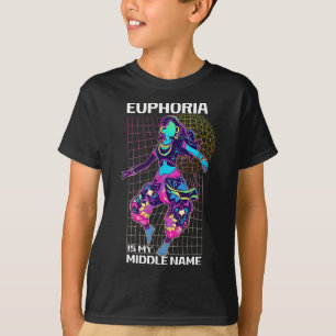 Camiseta Euforia É Meu Nome Médio Energia Rave