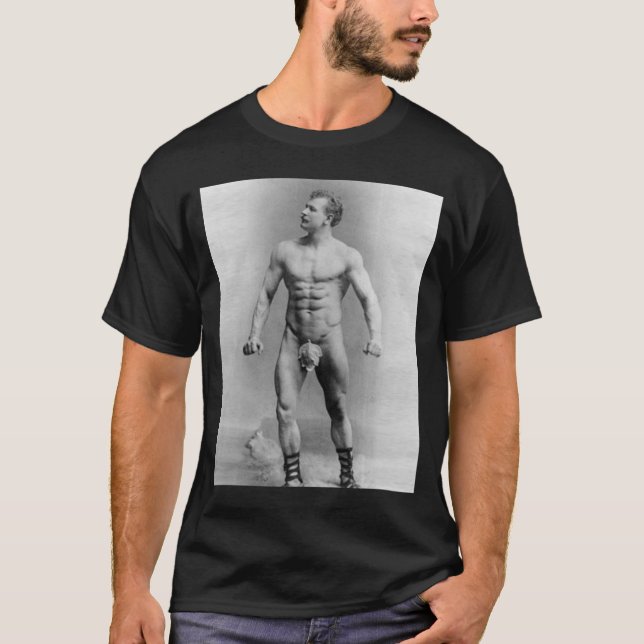 Camiseta Eugen Sandow - Pai da Construção de Portos Moderno (Frente)