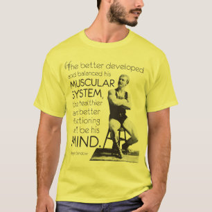Camiseta Eugen Sandow - Resistência do Corpo - Resistência