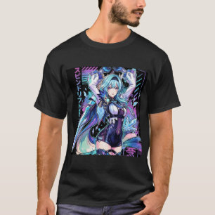 Camiseta Eula Lawrence Cryo Knight Vaporwave Synthwave Esté