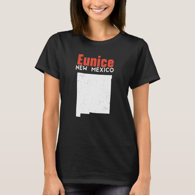 Camiseta Eunice Eua State America Viagem Novo Eu Mexicano N (Frente)