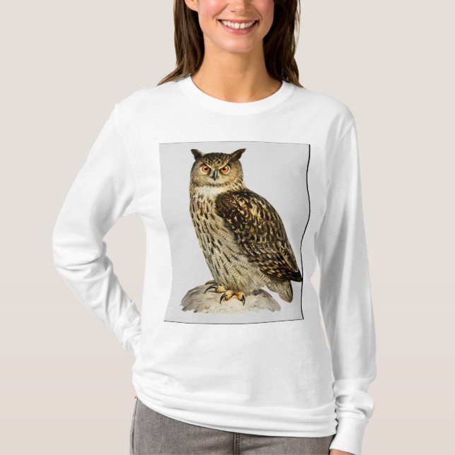 Camiseta Eurasian Eagle-Owl (Frente)