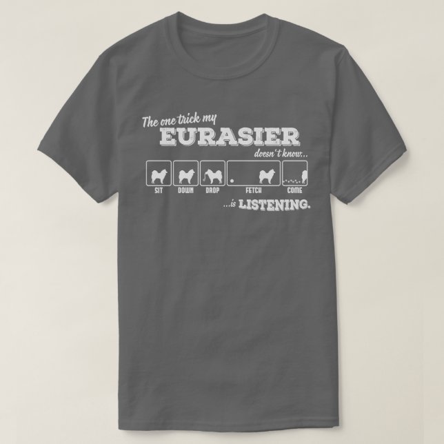 Camiseta Eurasier 3 (Frente do Design)