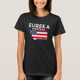 Camiseta Eureka Montana EUA Estado América Viagem Montanan