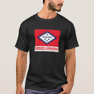 Camiseta Eureka Primavera Arkansas Usa Flag Souvenir