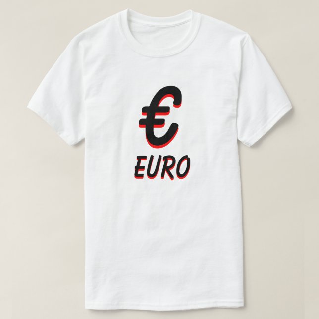 Camiseta Euro branco (Frente do Design)