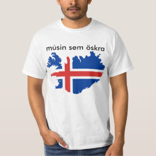 Camiseta EURO do UEFA dos t-shirt do futebol de Islândia