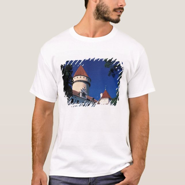 Camiseta Europa, Castelo Konopiste, República Checa, estátu (Frente)