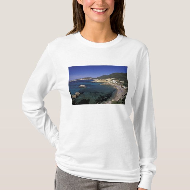 Camiseta Europa, Espanha, Baleares, Ibiza, Cala de (Frente)