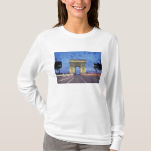 Camiseta Europa, França, Paris. Arco do Triunfo visto