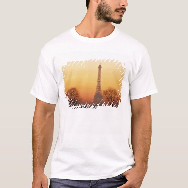 Camiseta Europa, França, Paris. Torre Eiffel (Média) (Frente)
