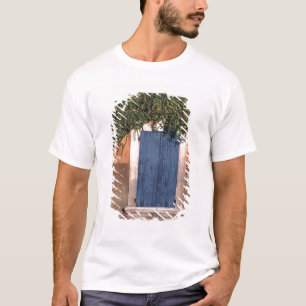 Camiseta Europa, França, Roussillon. Ivy cobrir a parede