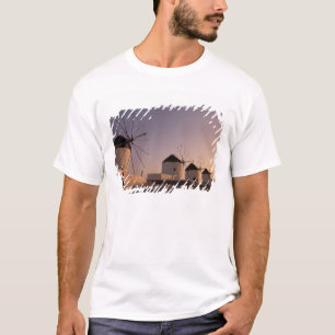 Camiseta Europa, Grécia, Ilhas Cyclades, Mykonos,