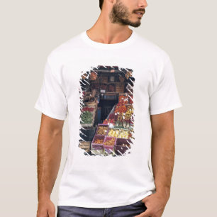 Camiseta Europa, Itália, área de Veneza. Frutas coloridas e