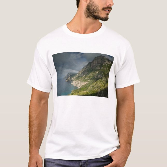Camiseta Europa, Itália, Campânia (Costa Amalfi) Positano: (Frente)