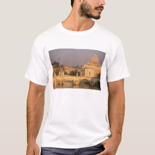 Camiseta Europa, Itália, Roma, O Vaticano. Basilica San