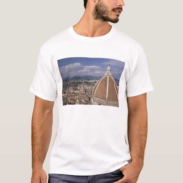 Camiseta Europa, Itália, Toscana, Florença. Piazza del (Frente)