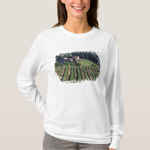 Camiseta Europa, Itália, Toscana. Scenic Villa Cychipre.
