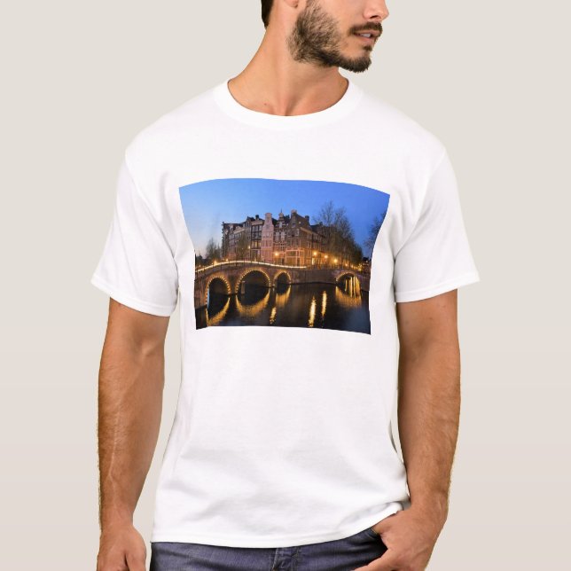 Camiseta Europa, Países Baixos, Holanda, Amesterdã, (Frente)