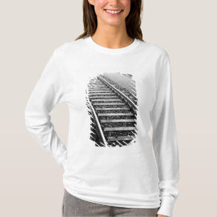 Camiseta Europa, Suíça, Zurique. Trilhos de trem