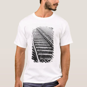 Camiseta Europa, Suíça, Zurique. Trilhos de trem