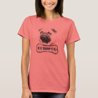 Camiseta Europug Brutal Face Damas Ringer T-Shirt