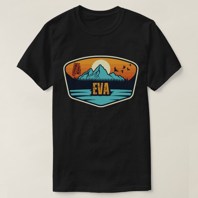 Camiseta Eva, Alabama (Frente do Design)