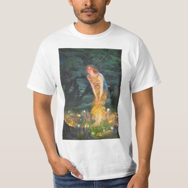 Camiseta Eva MidSummer (1908) por Edward Robert Hughes (Frente)