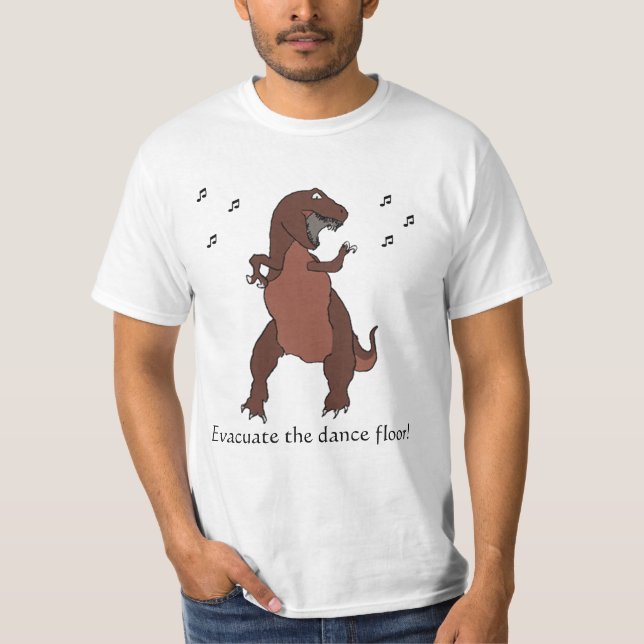 Camiseta Evacuem a pista de dança! (Frente)
