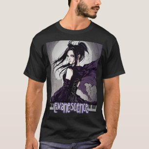Camiseta Evanescência Amy Lee Anime Fan Art