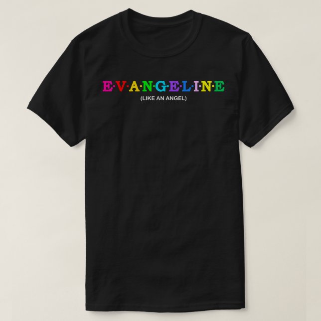 Camiseta Evangeline Like a Angel (Frente do Design)