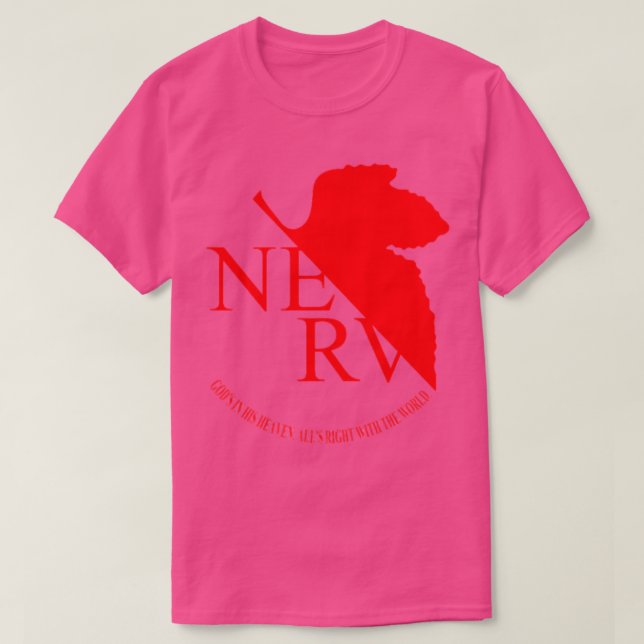 Camiseta Evangelion NERV (Frente do Design)