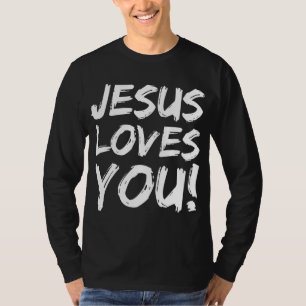 Camiseta Evangelismo Cristão Presente para Homens Jesus te