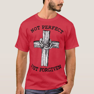 Camiseta Evangelismo Perdão Salvação Não Perfeita Apenas