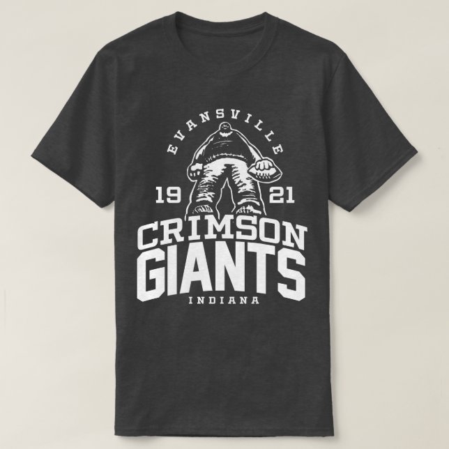 Camiseta Evansville Crimson Giants (Frente do Design)