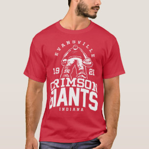 Camiseta Evansville Crimson Giants