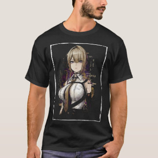 Camiseta Evelyn Chevalier ZZZ Cabelo Escuro Embers Vermelho