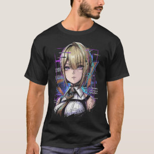 Camiseta Evelyn Chevalier ZZZ Retrato de Têxteis Vermelhos 