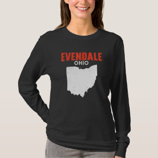 Camiseta Evendale Ohio EUA Estado América Viagem Ohioan