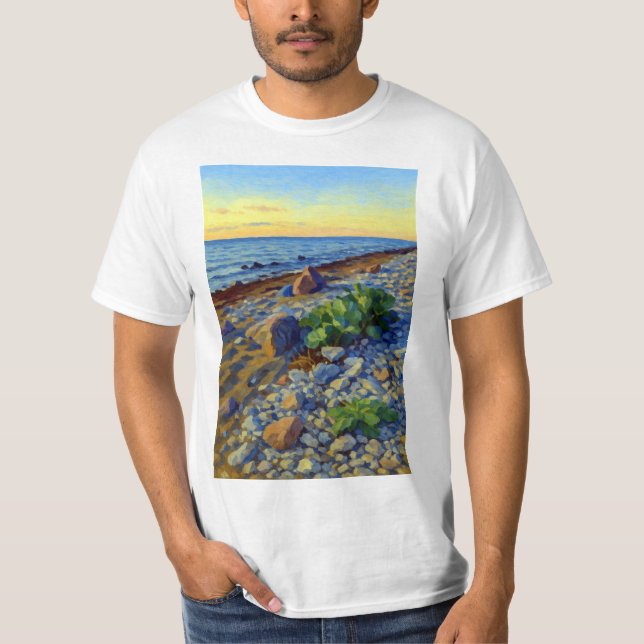Camiseta Evening light on the coast of Vormsi (Frente)