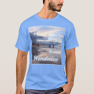 Camiseta Evening Sky Wenduine Beach, Bélgica