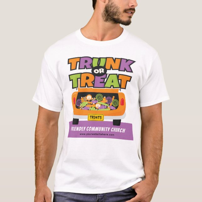 Camiseta Evento de Parte de Tronco ou Tratar (Frente)
