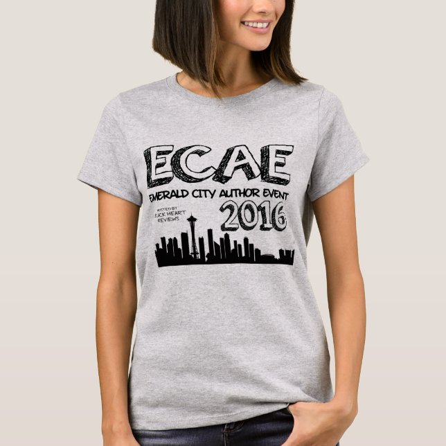 Camiseta Evento esmeralda 2016 do autor da cidade - T (Frente)