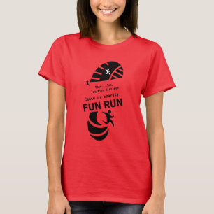 Camiseta Eventos de execução divertida causam caridade prom