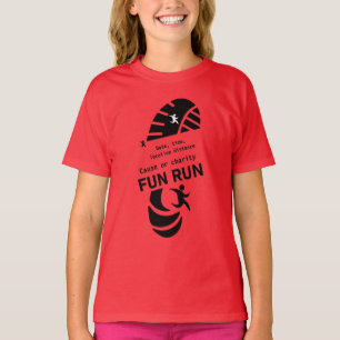 Camiseta Eventos de execução divertida causam caridade prom