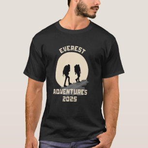 Camiseta Everest Adventures 2025 Base Camp Trek Monte Nepal